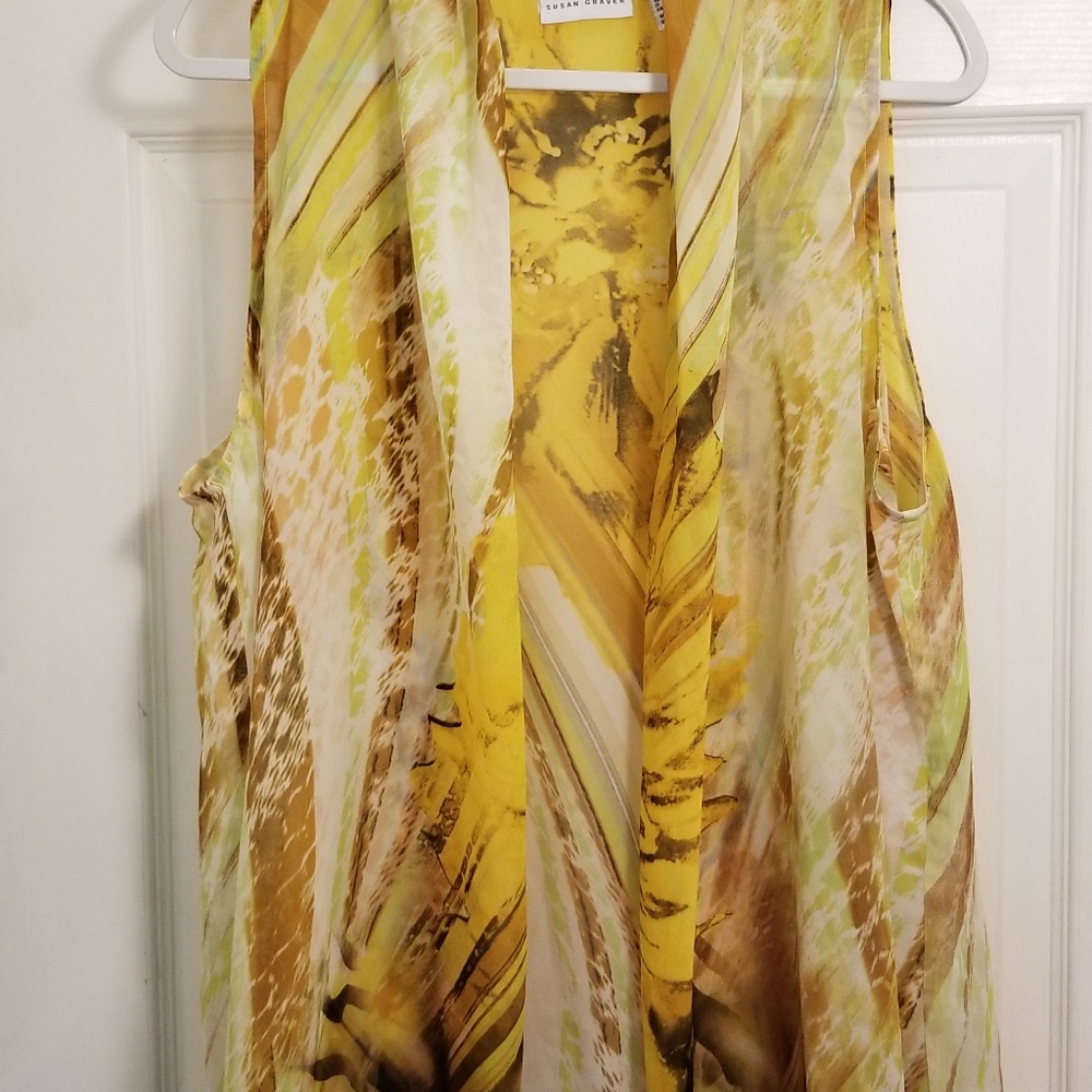 Susan Graver sheer Tunic, Size 1X